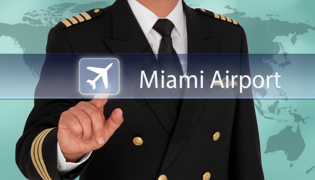 Miami Airport pilot suit