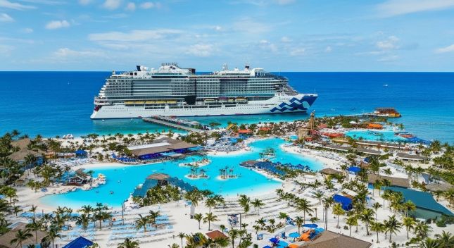 Star Princess at Celebration Key Freeport Bahamas