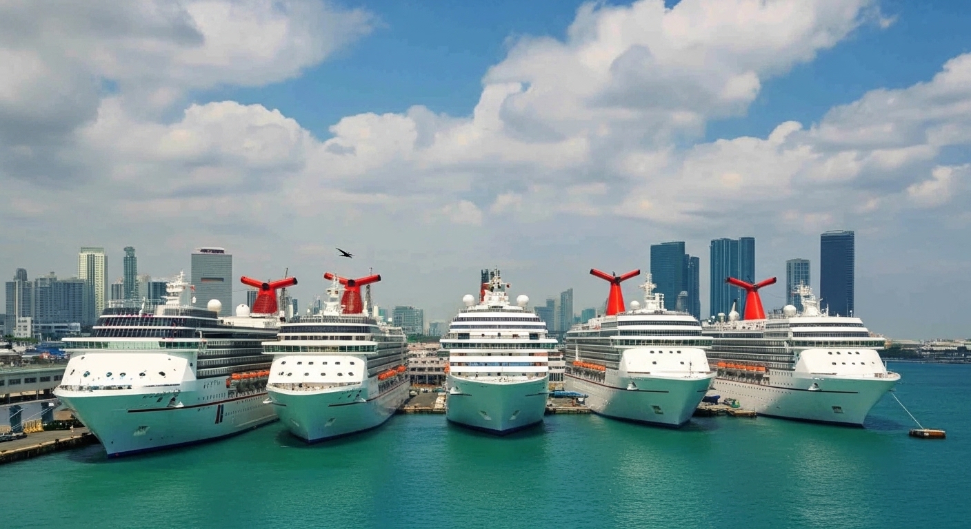Carnival Cruise Lines in Cruise Port Miami