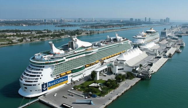 Royal Caribbean Cruise Line in Cuise Port Miami