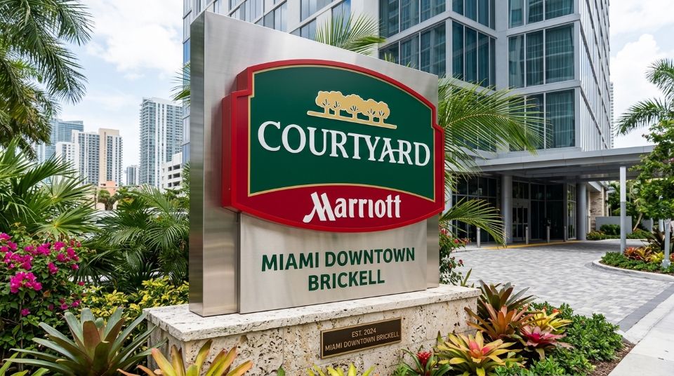 Courtyard Marriott Miami Downtown Brickell cruise port miami 