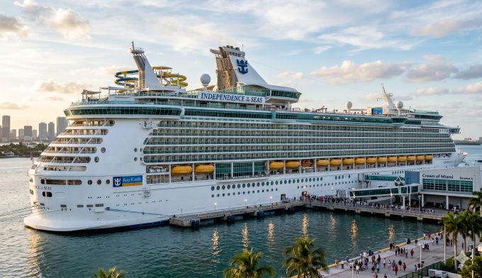 Independence of the Seas at Cruise Port Miami